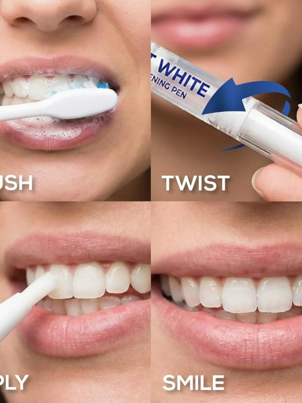 Pack of 4 Venus Visage Teeth Whitening Pen Professional Whitening Gel 30+ Uses - Picture 4 of 5
